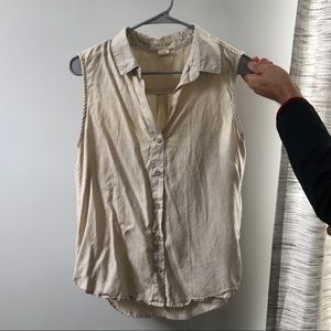 Anthropologie Button Down Top
